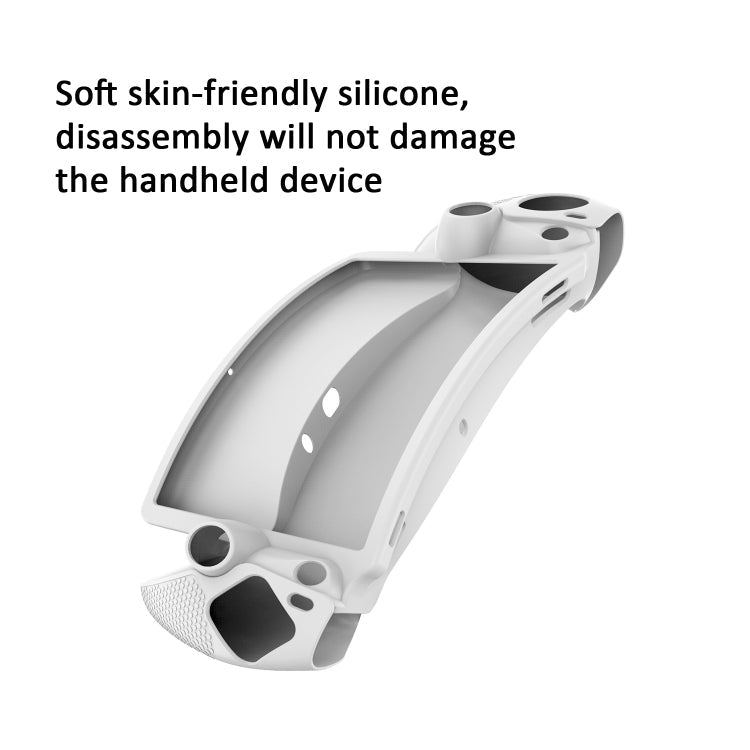 For Sony PS Portal Game Console Silicone Protective Cover Oil Spray All-Inclusive Protective Case(Black)
