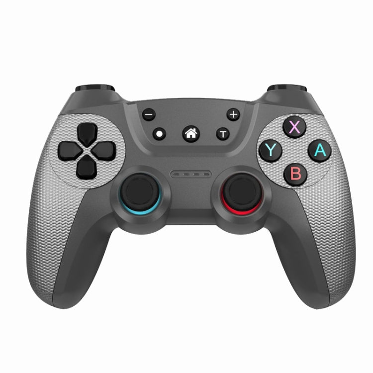 For Switch Pro / PC / Android Wireless Bluetooth Game Controller With Wake-Up Vibration(Elegant Silver)