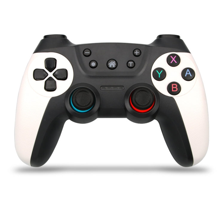 For Switch Pro / PC / Android Wireless Bluetooth Game Controller With Wake-Up Vibration(Elegant White)