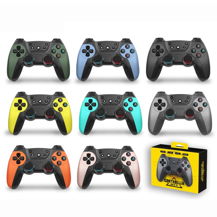 For Switch Pro / PC / Android Wireless Bluetooth Game Controller With Wake-Up Vibration(Elegant Silver)