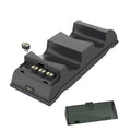 For PS4 Slim / Pro Gamepad Docking Charger Controller Dual Charger With Display Lights(Black)