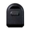 Full Plastic Key Box Password Lock Door Key Storage Password Box(Black)