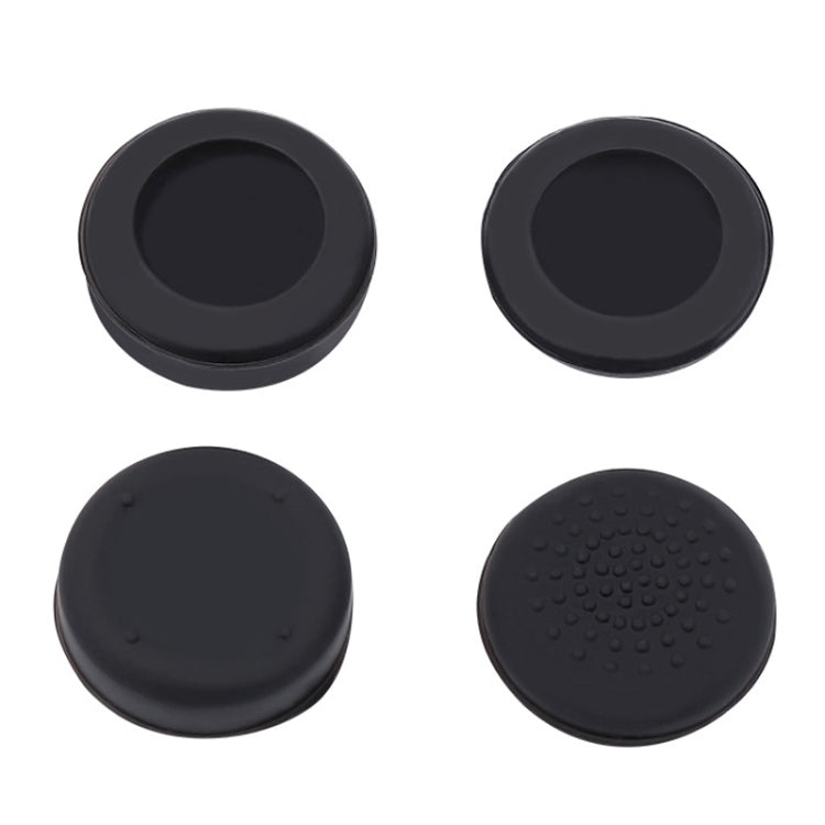 8pcs /Set For PS5 / PS4 Silicone Joystick Cap Booster Cap Gamepad Rocker Protective Case(Black)