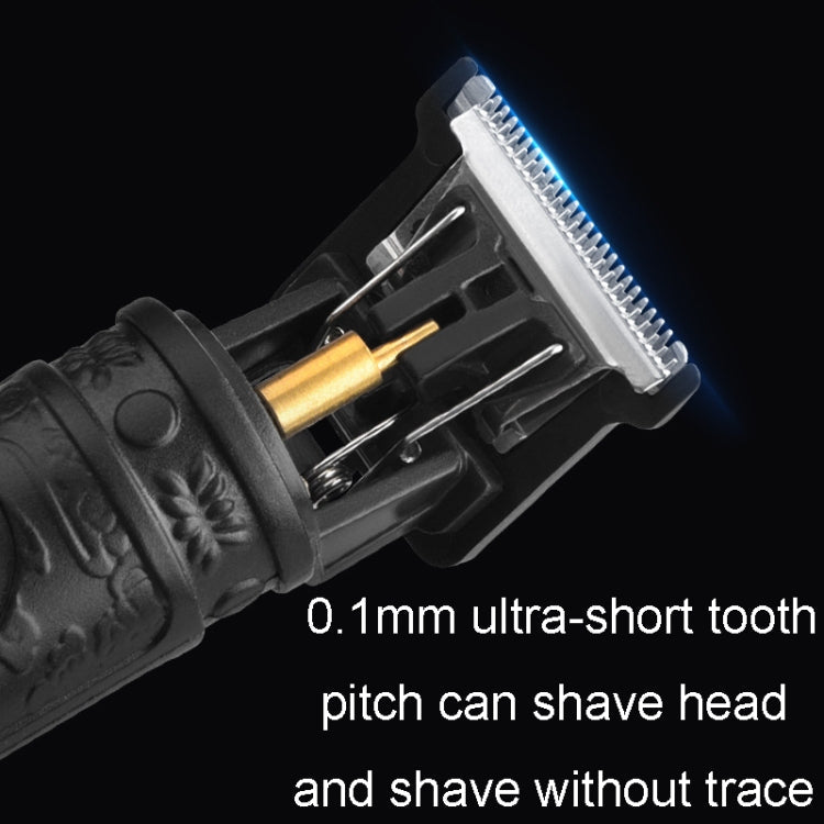 Household Haircutting Tools Electrical Haircut Pusher, Style: Dragon And Phoenix(Black)