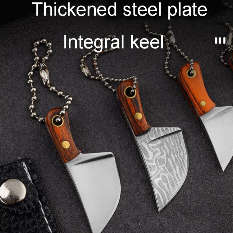 Mini Knife Keychain Portable Removal Express Pendant Accessory With Holster, Model: Axe Gold