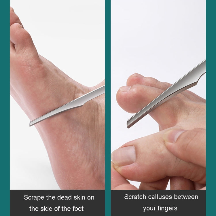 Pedicure Knife Skewer Nail Clipper Set Household Callus Removal Tools, Specification: 3 In 1