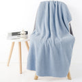 90x170cm Bath Shower Towel Home Hotel Extra Absorbent Bath Towel for Children and Adults(Blue)