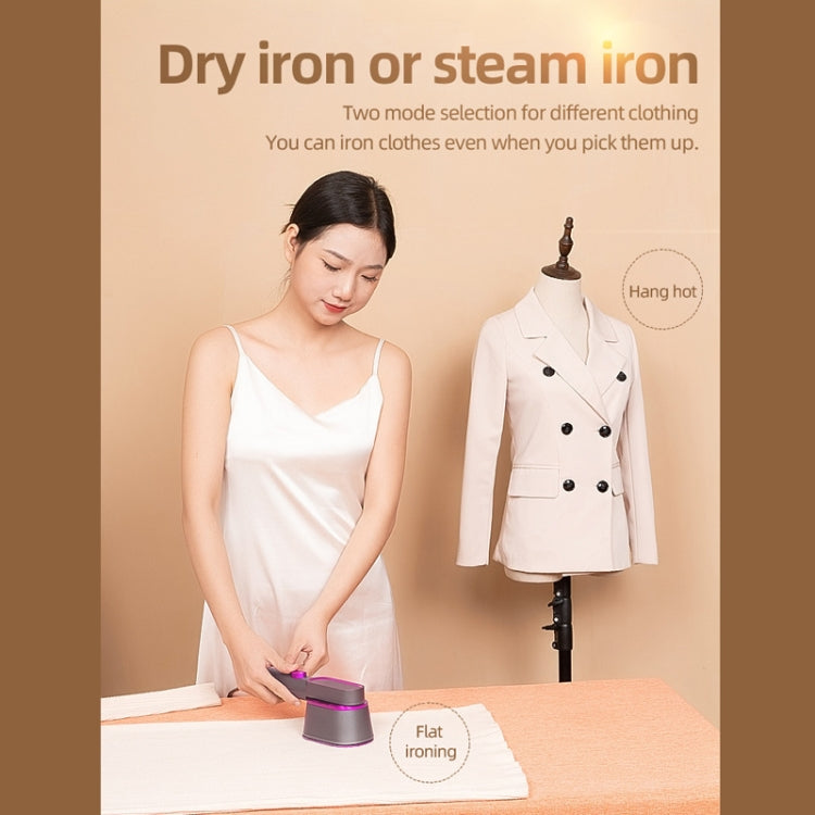 1000W 60ml Water Tank Handheld Garment Steamer with Rotatable Ironing Panel 220V EU Plug
