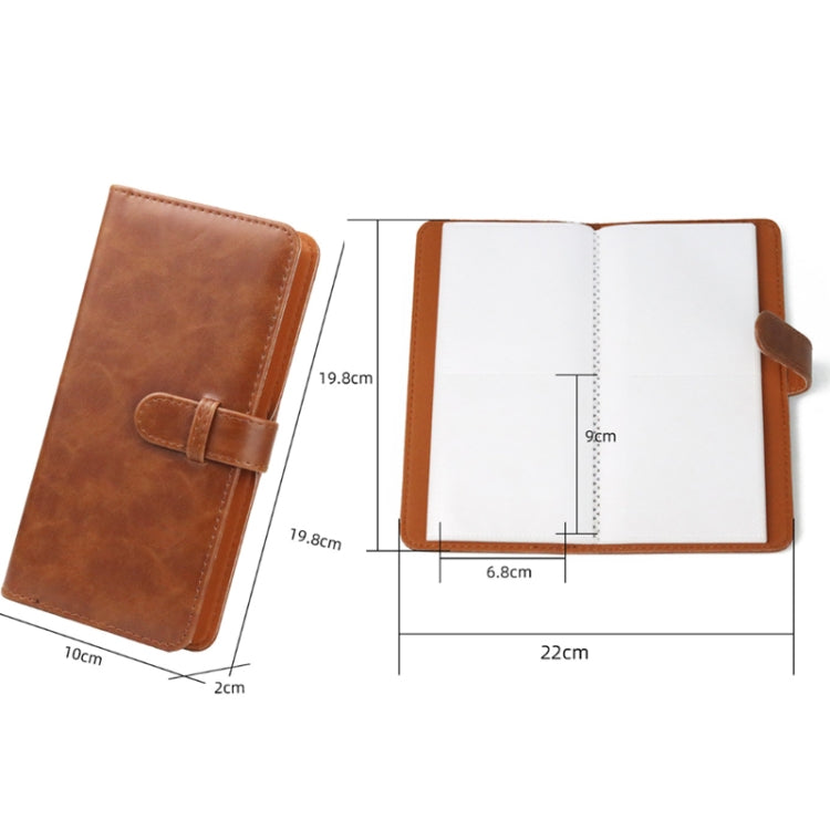 For Polaroid Square SQ1/6/10/20/40/SP-3 80pcs Photo Album, Cover color: Orange