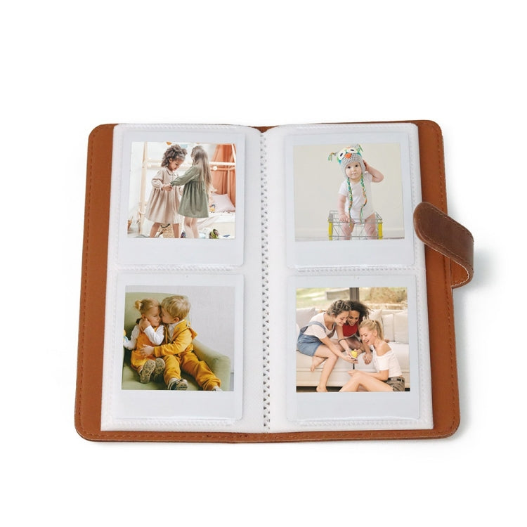 For Polaroid Square SQ1/6/10/20/40/SP-3 80pcs Photo Album, Cover color: Orange