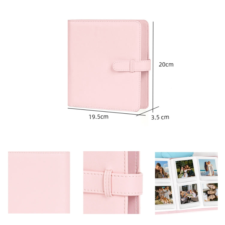 For Polaroid Square 288 Photo Ticket Bank Card Storage Book, Color: Blue