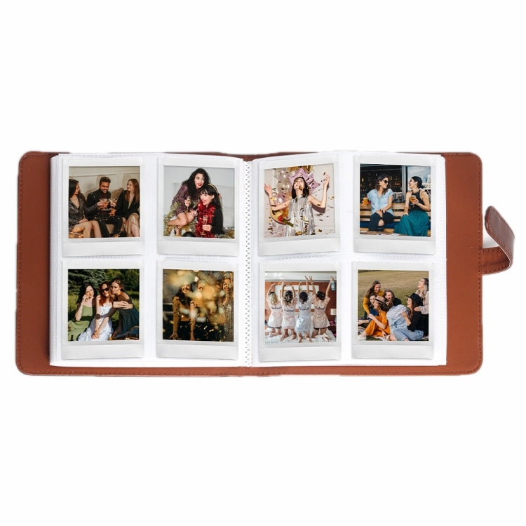 For Polaroid Square 288 Photo Ticket Bank Card Storage Book, Color: Black