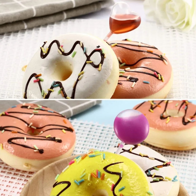 50pcs /Pack 4ml Jam Injection Baking Straw Disposable Plastic Dropper Jam Syringe, Model: Lace Shape