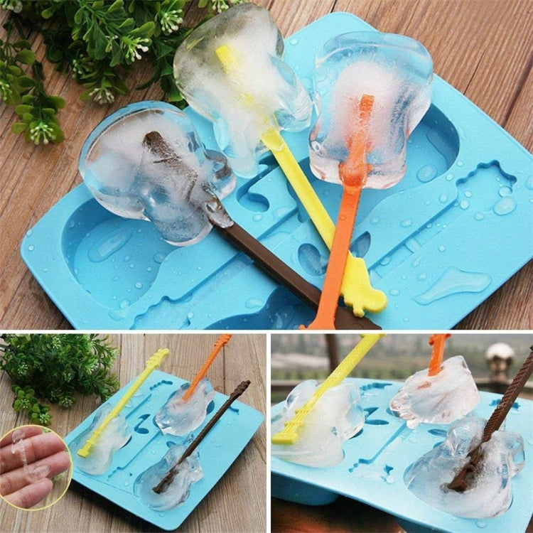 3 In 1 Guitar Shape Silicone Ice Grid Module