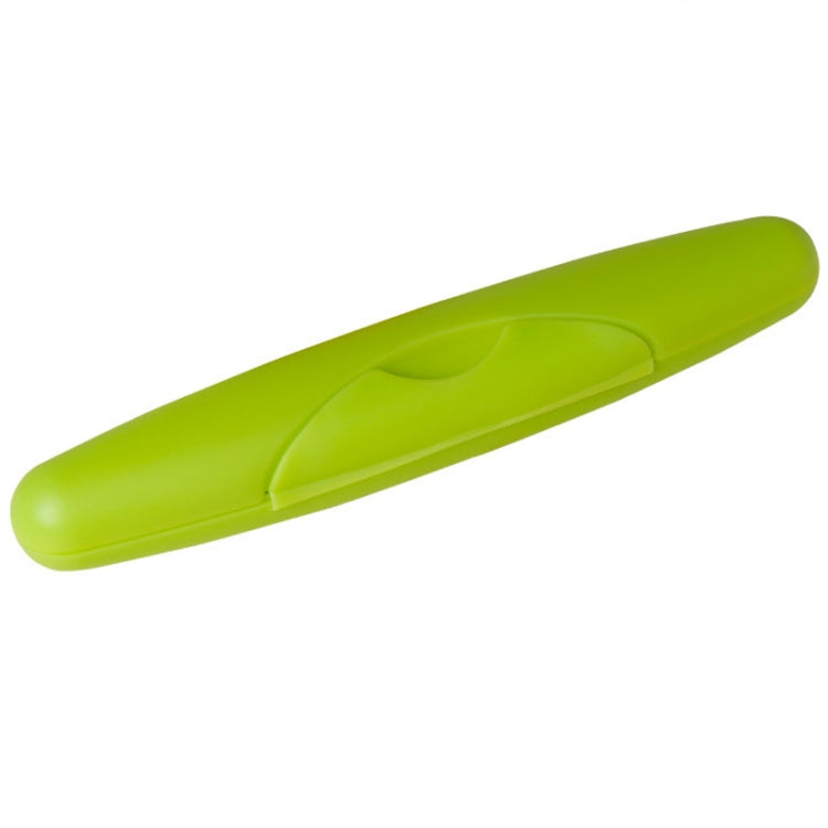 Travel Portable Wash Toothbrush Box Sealed Toothbrush Case With Lid And Lock(Green)