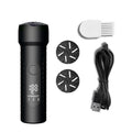 Electric Foot File Pedicure Kit Waterproof Feet Callus Remover, Spec: Matte Black
