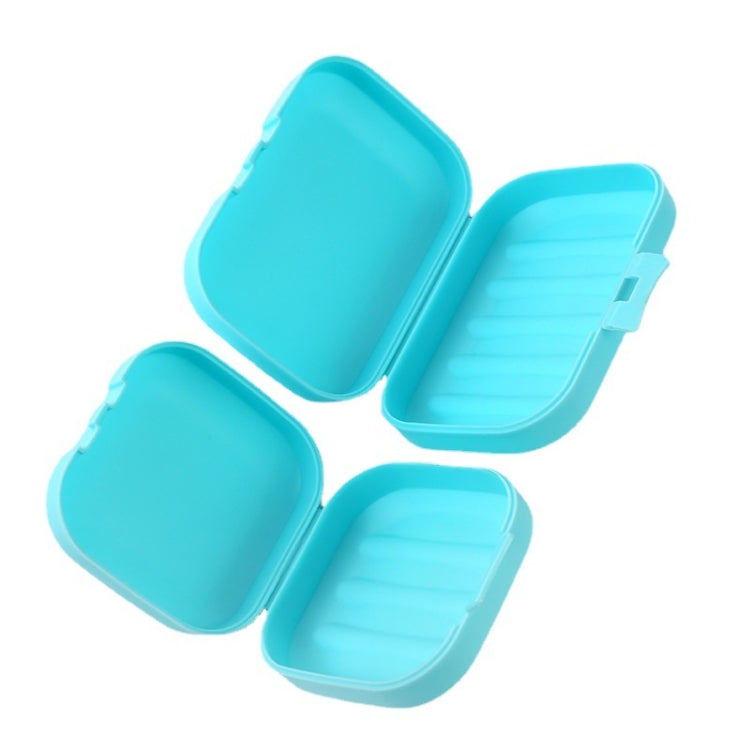 Small Traveling Portable Soap Box With Cover Sealing Soap Box, Color Random Delivery