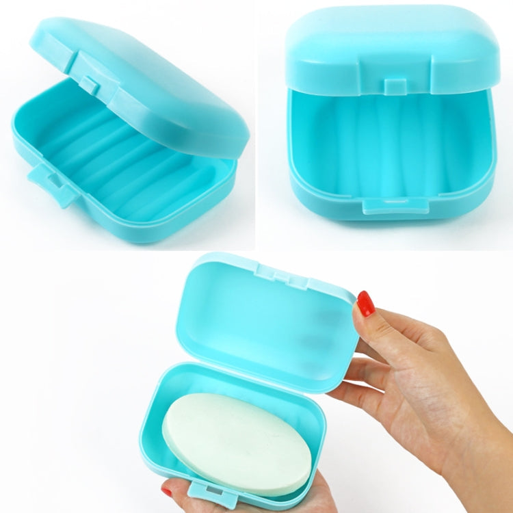 Large Traveling Portable Soap Box With Cover Sealing Soap Box, Color Random Delivery