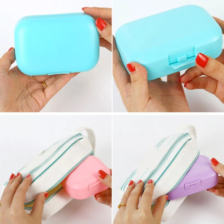 Large Traveling Portable Soap Box With Cover Sealing Soap Box, Color Random Delivery