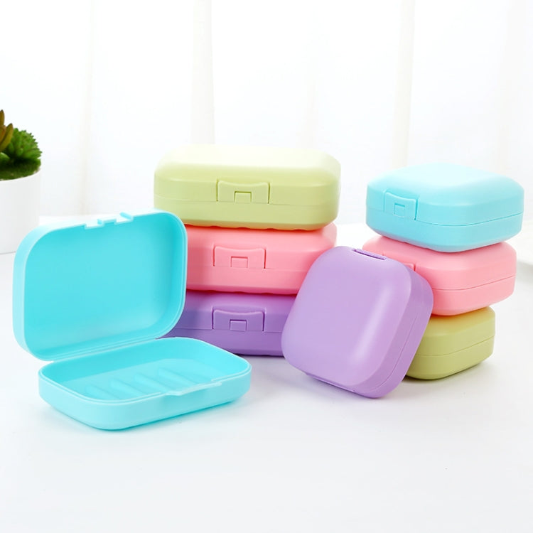 Large Traveling Portable Soap Box With Cover Sealing Soap Box, Color Random Delivery