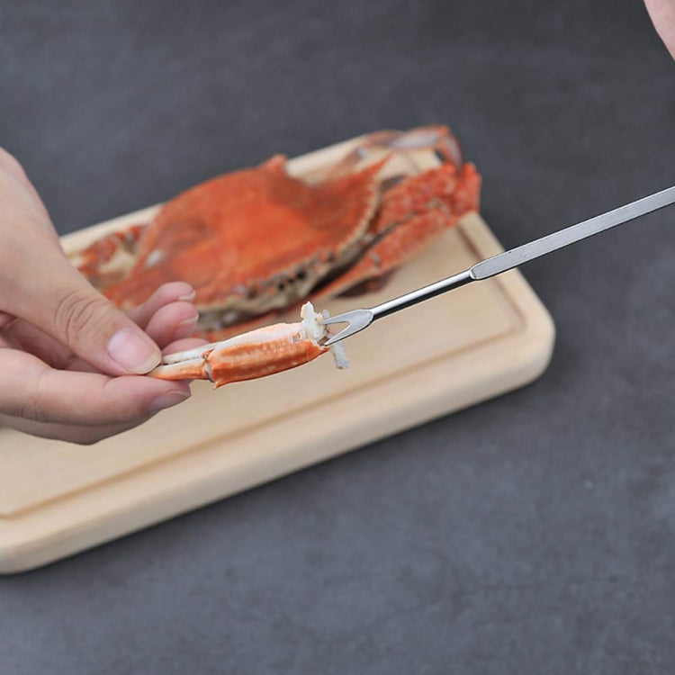 4pcs Stainless Steel Seafood Forks Picks Lobster Nut Fork