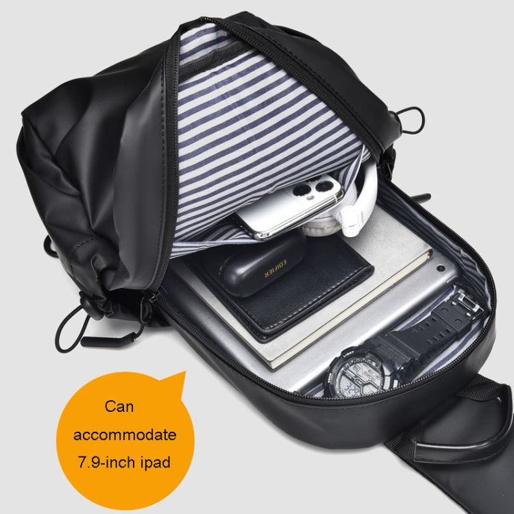 WEIXIER 2122 Casual Single-Shoulder Crossbody Chest Bag Large Capacity Waterproof Motorcycle Bag(Blue)