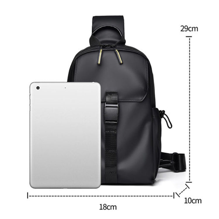 WEIXIER 2023 Large Capacity Crossbody Chest Bag Waterproof Cycling Sports Single Shoulder Packs(Blue)