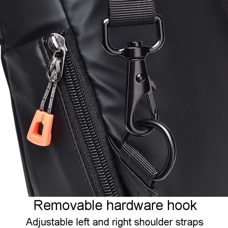 WEIXIER 6013 Casual Single-Shoulder Crossbody Packs Multifunctional Motorcycle Sports Chest Bag(Black)