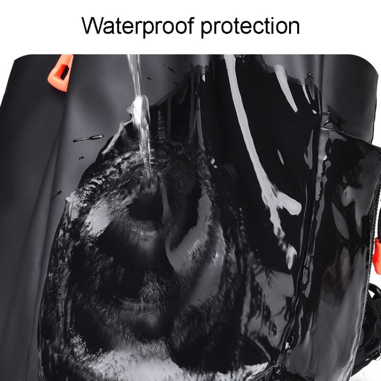 WEIXIER 6013 Casual Single-Shoulder Crossbody Packs Multifunctional Motorcycle Sports Chest Bag(Black)