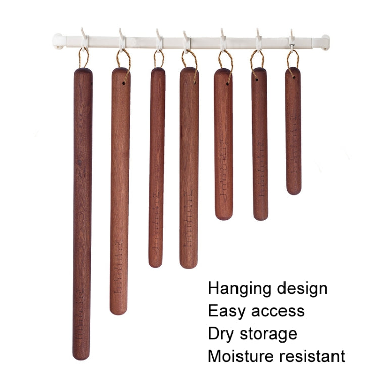 40x3.6cm Home Wooden Rolling Pin Nonstick Red Sandalwood Rolling Stick