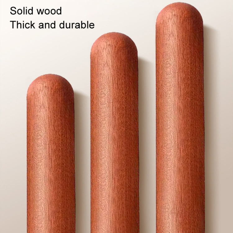 40x3.6cm Home Wooden Rolling Pin Nonstick Red Sandalwood Rolling Stick