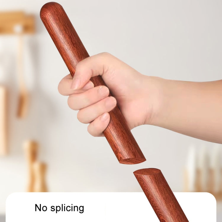 30x3cm Home Wooden Rolling Pin Nonstick Red Sandalwood Rolling Stick