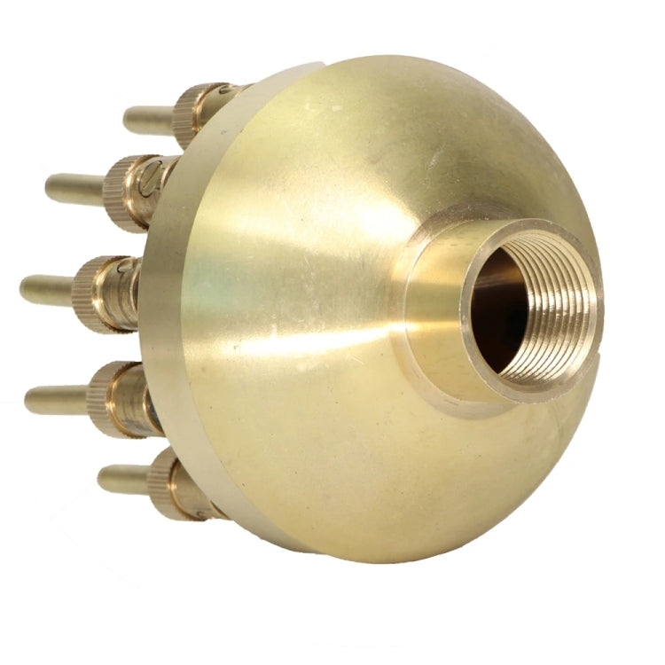 DN50 2 inch Copper Adjustable 3-Layer Flower Nozzle Waterscape Layer Flower Fountain Sprinklers