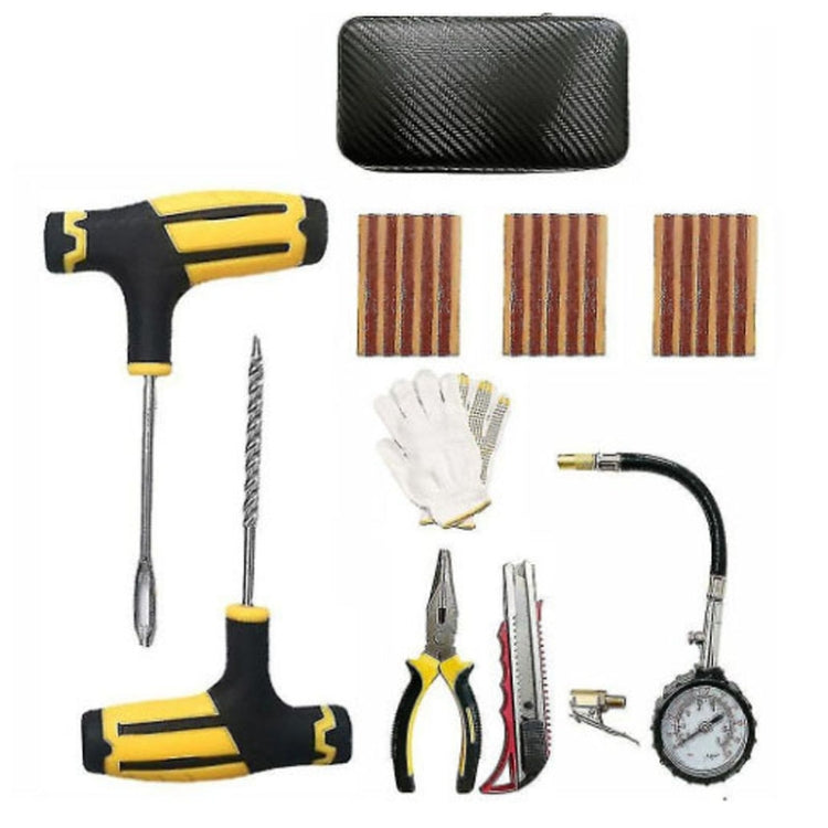 10pcs-1 Automotive Vacuum Tire Repair Tool Car Tire Patching Instrument Set