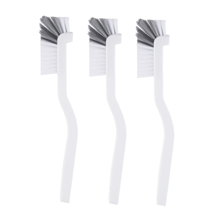 3pcs Cup Brush Cleaning Crayfish Brush Long Handle Hard Hair Multi-Function Cleaning Brush(Gray White)