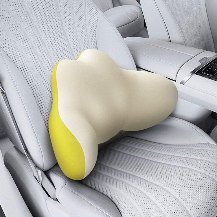 Multi-Function Lumbar Massager Car Cervical Hot Waist Massage Pillow, Specification: Charging Model Gray