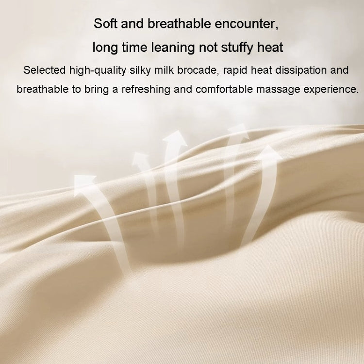 Multi-Function Lumbar Massager Car Cervical Hot Waist Massage Pillow, Specification: Charging Model Gray