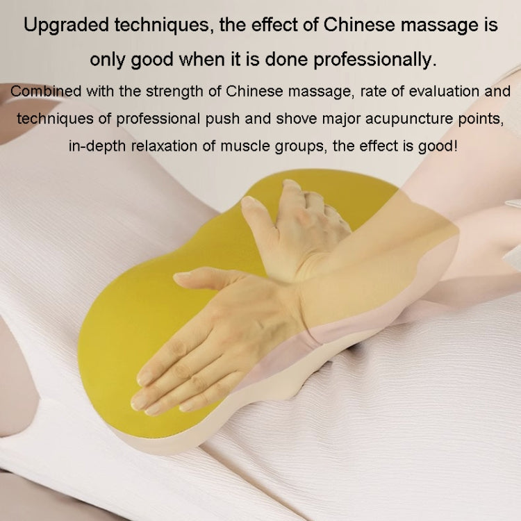 Multi-Function Lumbar Massager Car Cervical Hot Waist Massage Pillow, Specification: Charging Model Gray