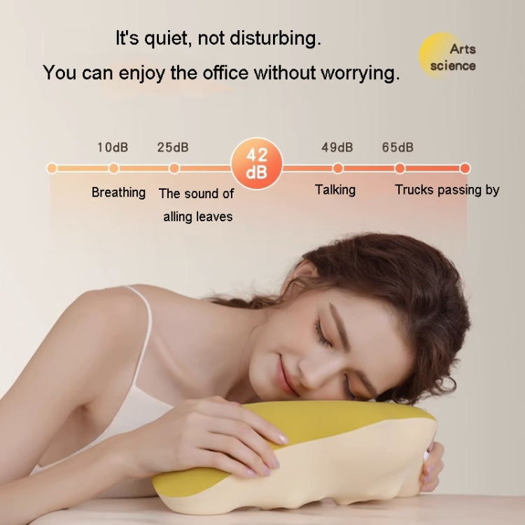 Multi-Function Lumbar Massager Car Cervical Hot Waist Massage Pillow, Specification: Plug-in Model Yellow