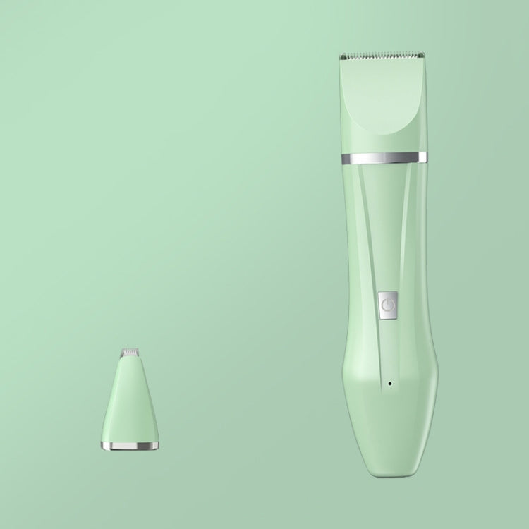 Multifunctional Pet Electric Shaver Cat And Dog Hair Clipper, Color: 2-in-1 Green