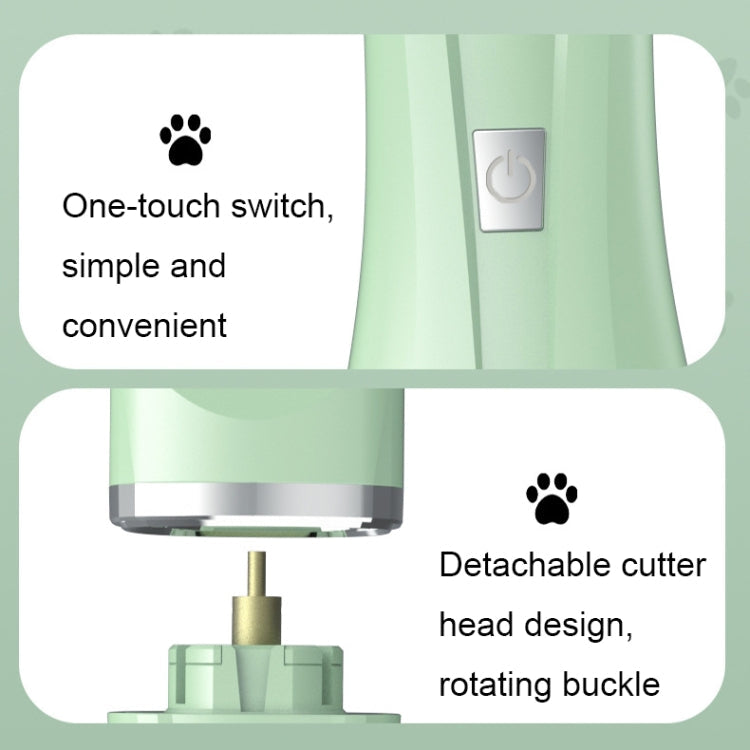 Multifunctional Pet Electric Shaver Cat And Dog Hair Clipper, Color: 4-in-1 White