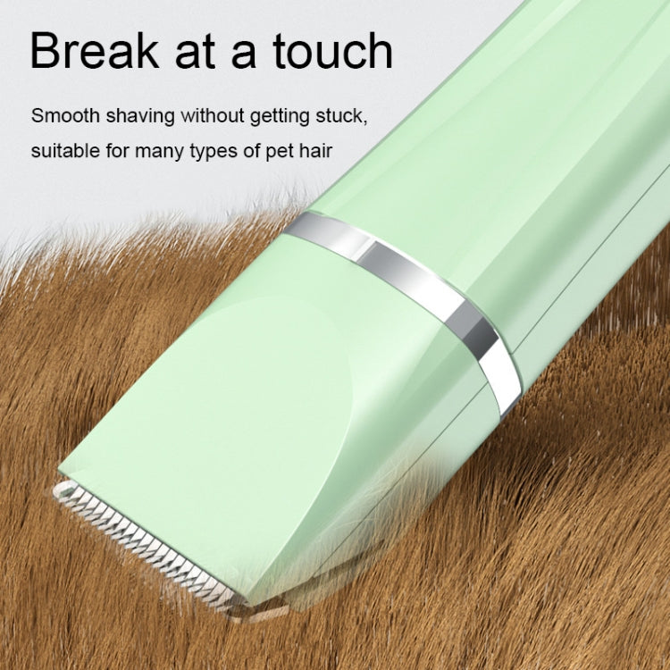 Multifunctional Pet Electric Shaver Cat And Dog Hair Clipper, Color: 4-in-1 White