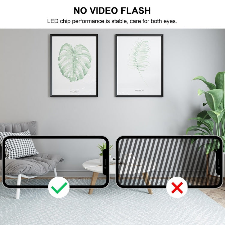 LED Round Ultra-thin Downlight Adjustable Recessed Panel Light, Power Source: 8W(Warm Light)