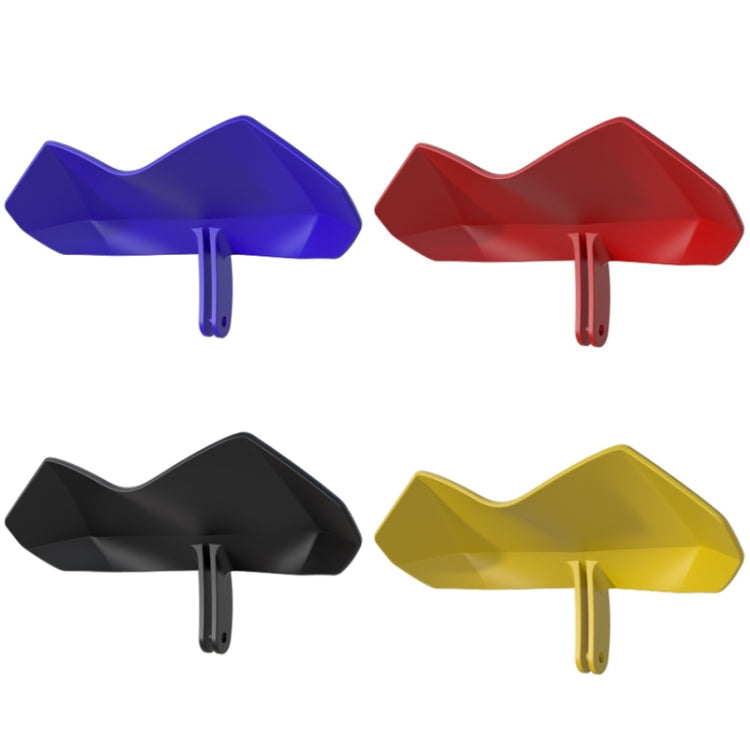 Motorcycle Mobile Phone Holder Sun & Rain Protection Expanded Deflector Wing, Color: Blue