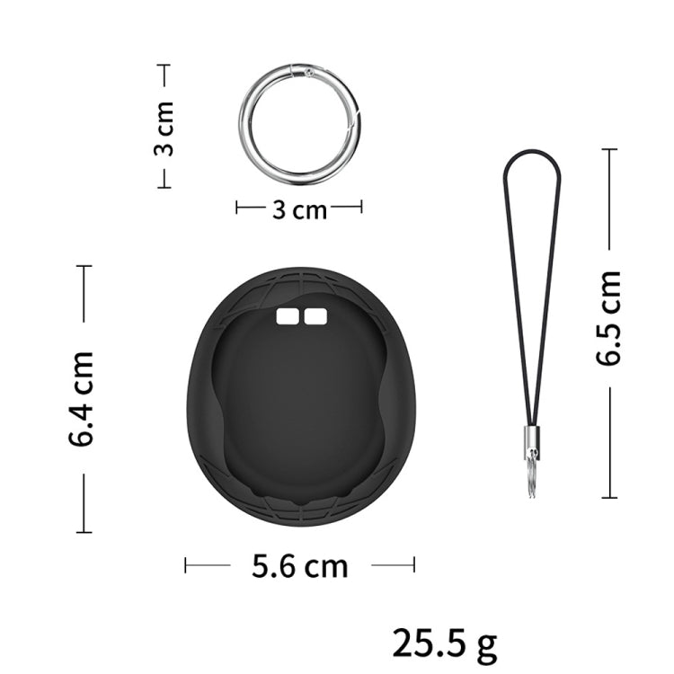 For Tamagotchi Uni (2023) Pet Game Machine Silicone Protection Case(Luminous Blue)