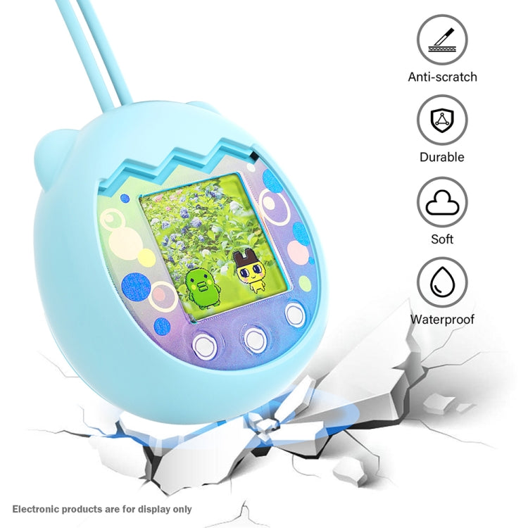 For Tamagotchi Pix Cartoon Electronic Pet Gaming Machine Silicone Protective Cover, Color: Pink