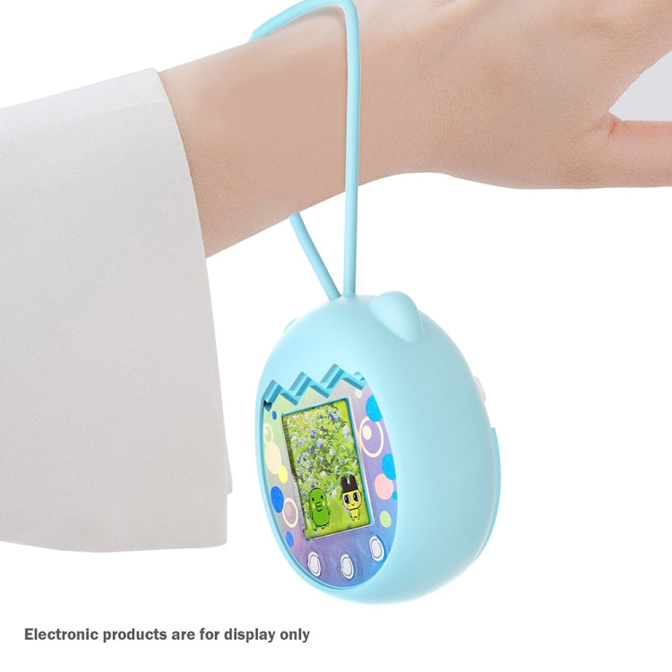 For Tamagotchi Pix Cartoon Electronic Pet Gaming Machine Silicone Protective Cover, Color: Purple