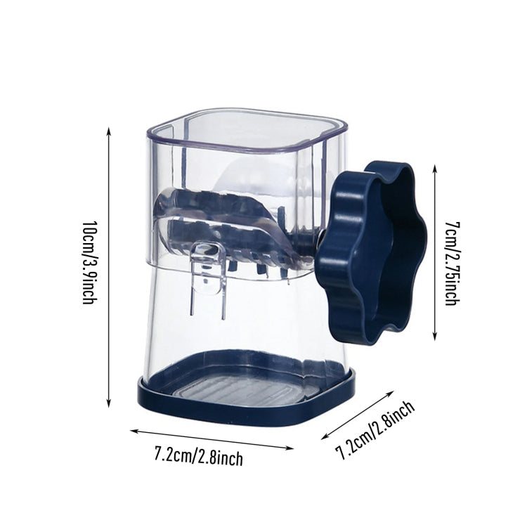 Nut Chocolate Manual Crusher Food Chopper Grinder for Making Toppings(Yellow)