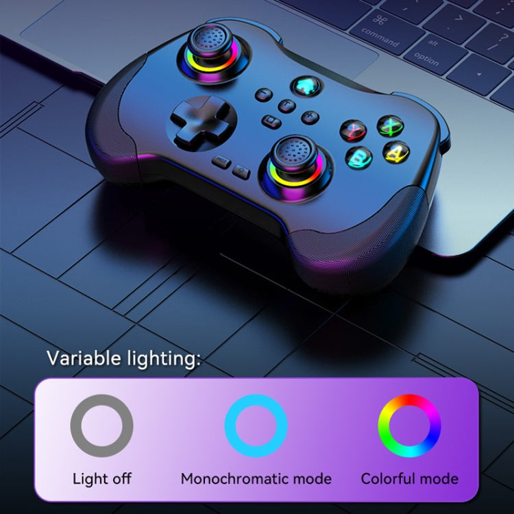 Z01 Wireless Gaming Vortex Dual Hall Body Grip For Switch / PS3 / PS4 / Adroid / IOS(White)