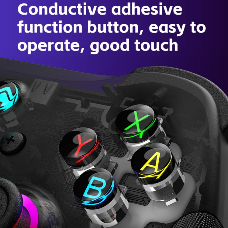 Z01 Wireless Gaming Vortex Dual Hall Body Grip For Switch / PS3 / PS4 / Adroid / IOS(White)